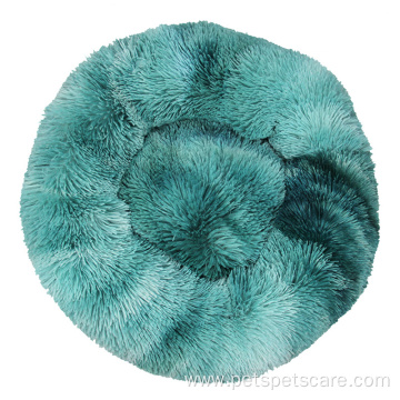 round washable multi color luxury dogs beds